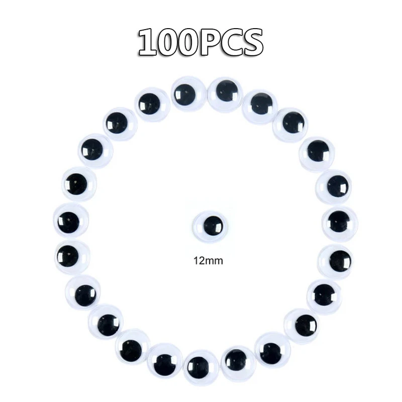 100pcs 12mm Eyes Плюшевая игрушка "сделай сам" самоклеющиеся игрушечные волнистые Глаза 6/8/10/12/15 мм) бусины типа «жемчужины», перламутровый цвет, музыкальная шкатулка для плюшевых игрушек куклы сделай сам аксессуар глазного яблока для скрап-игрушка для малыша - Цвет: 100pcs 12mm Eyes