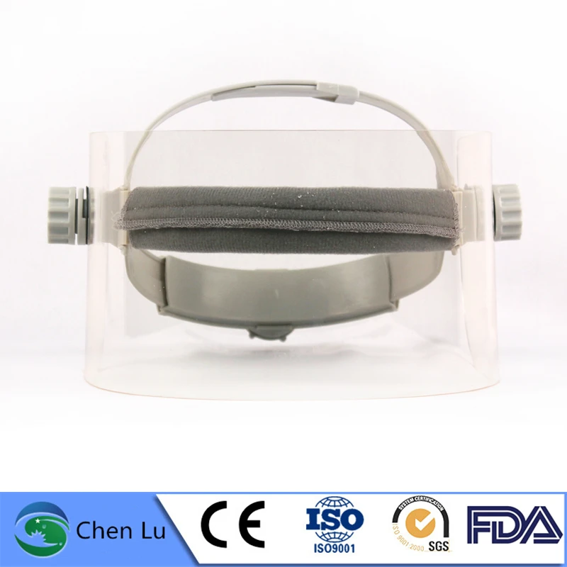 Recommend radiological protection 0.1mmpb lead glass mask x-ray radiation protective lightweight lead glass mask