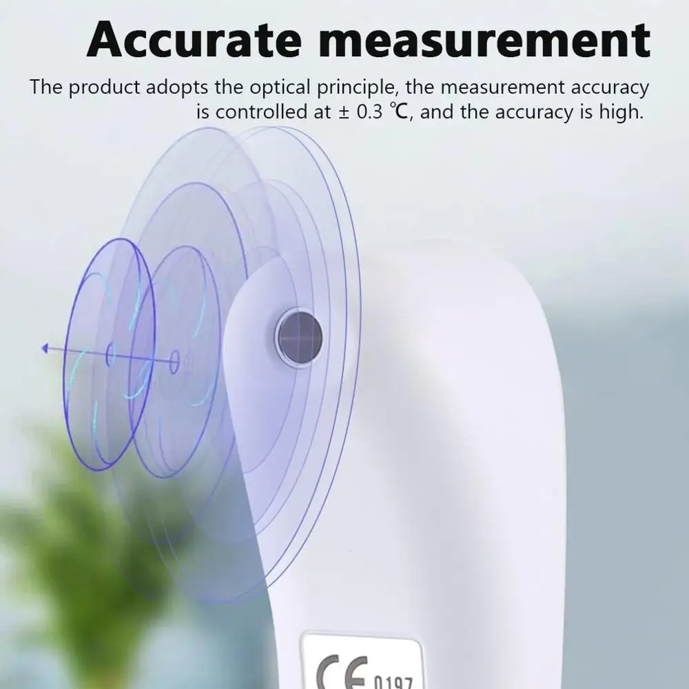 

2020 Handheld Portable Non-Contact Infrared Thermometer High Precision Thermometer Temperature Meter Tool LCD memory function