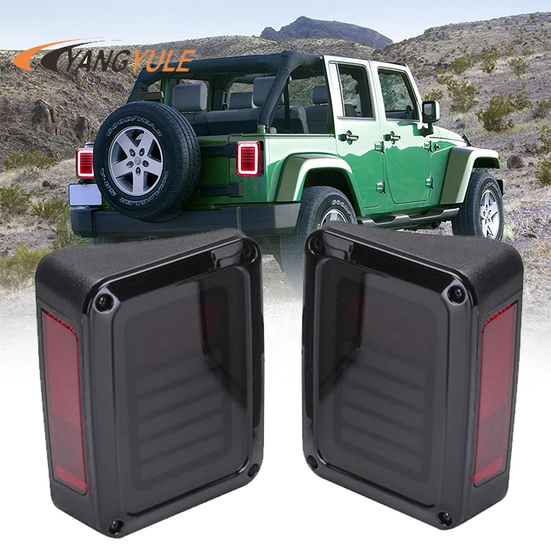 Задние светодиодсветодиодный фонари для Jeep Wrangler JK 2007 2016 гг. пара|Фара авто в