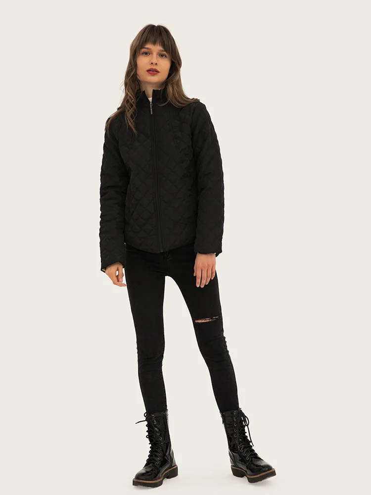 Зимние женские новые парки пальто средней длины стиль тонкий с молнией Большие размеры, S-3XL
