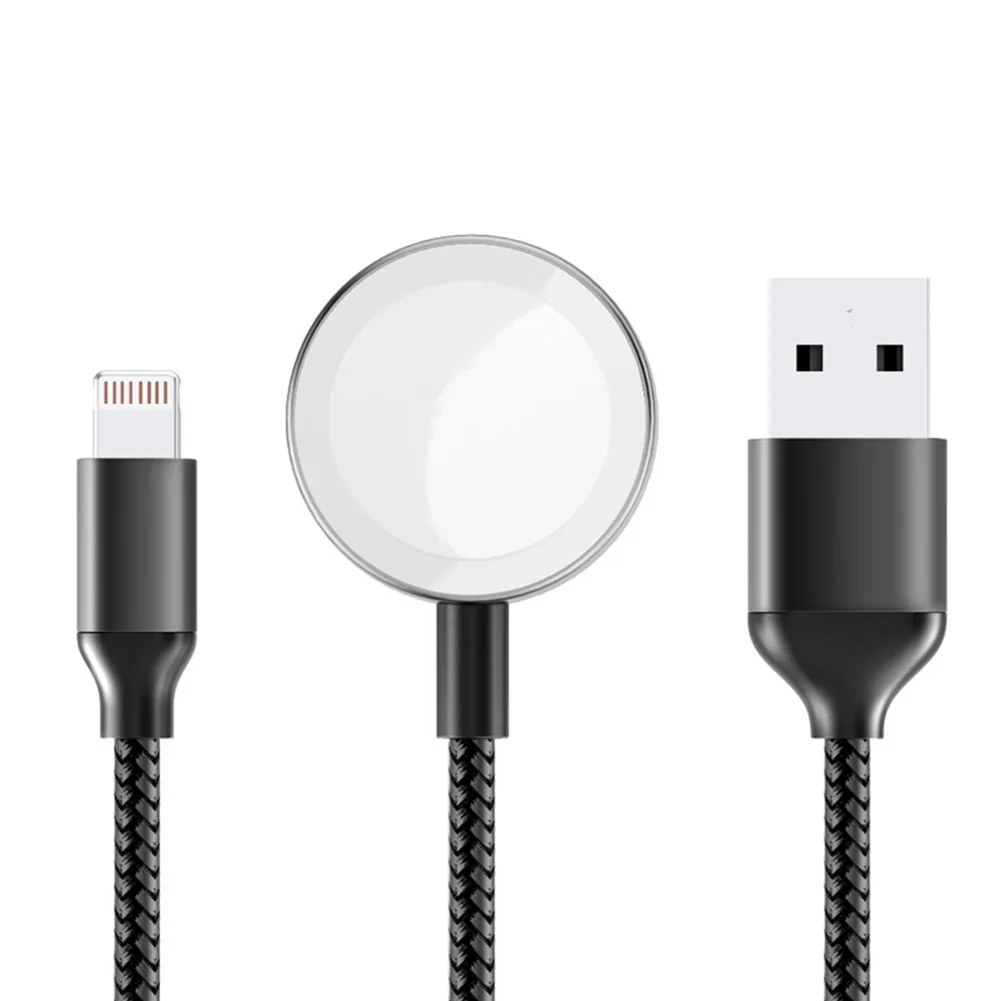 Магнитное Беспроводное зарядное устройство для Apple Watch 5 4 3 2 1 м USB кабель передачи