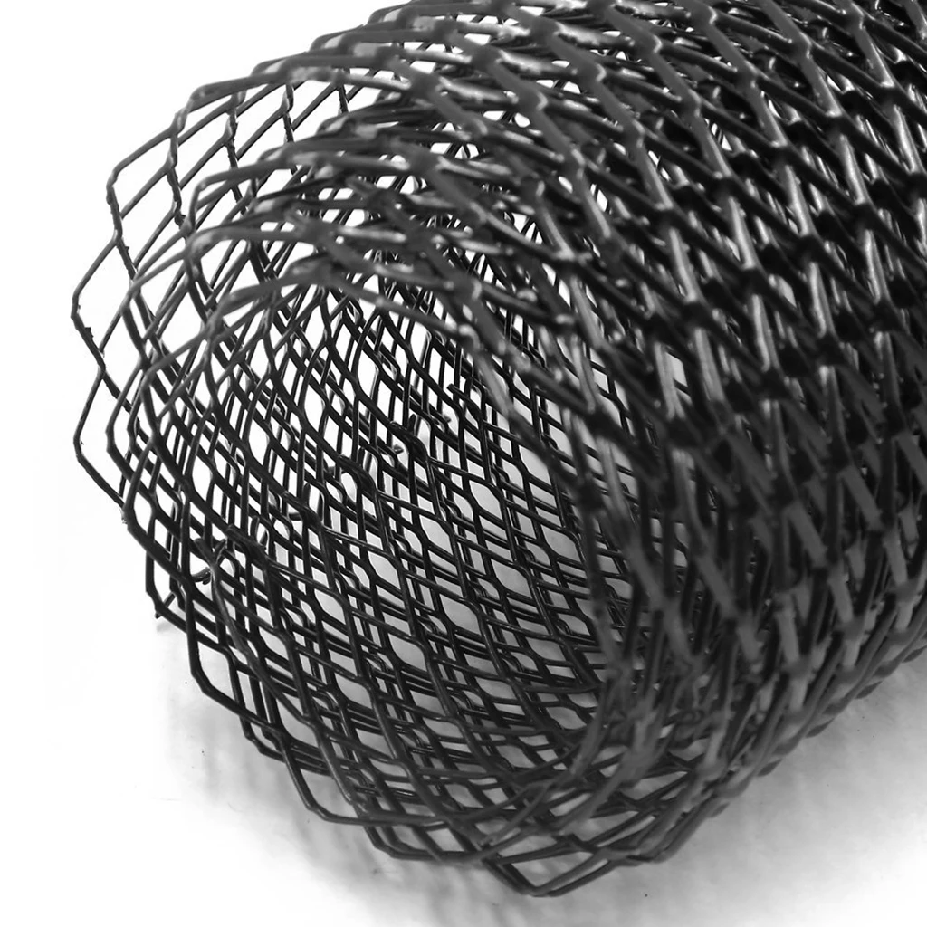 1PC Auto Car Front Bumper Grill Grille Mesh Cover Trim Rhombus Style 10x20mm