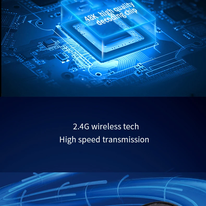 Alctron HE810 полностью закрытые профессиональные мониторные наушники, дизайн, 50 мм драйверы, 2,4 г, беспроводные наушники для записи