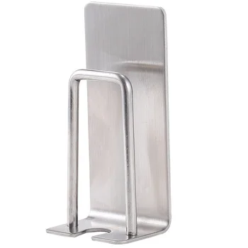

Toothbrush holder, mouthwash cup holder, bathroom, simple stainless steel perforated toothbrush holder, toothbrush Hook Holder
