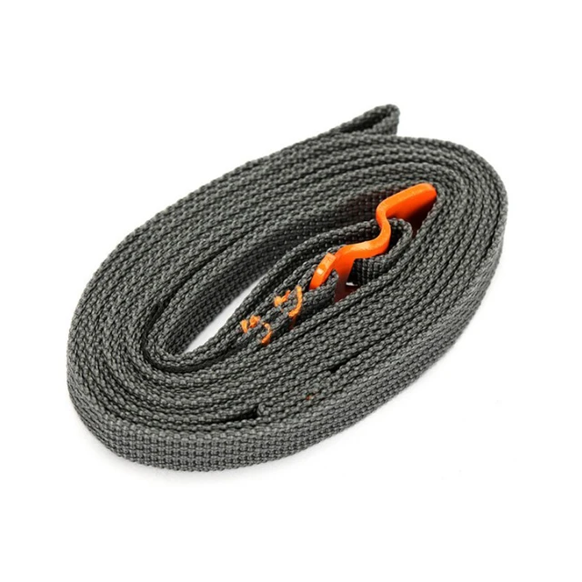 200CM Load 125kg Durable Nylon Cargo Tie Down Luggage Lash Belt Strap with Cam Buckle Trave Kits Camping Luggage Strap 캠핑 キャンプ Orange