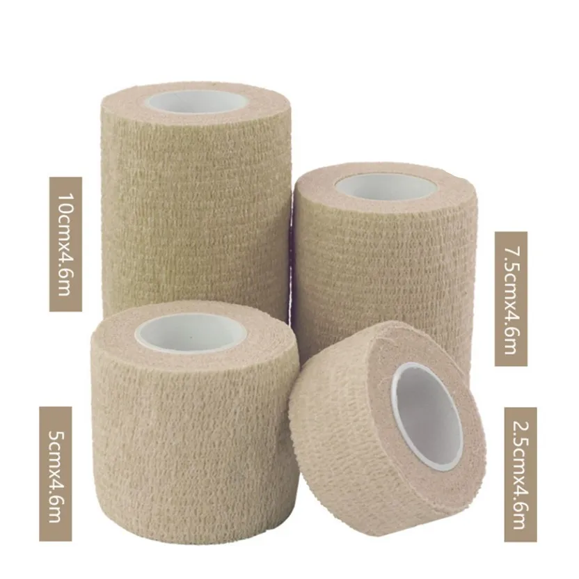 1 roll skin 1 шт., водонепроницаемая медицинская терапия, самоклеющаяся повязка, мышечная лента, повязка на палец, для суставов, набор первой помощи, ПЭТ, эластичная повязка, 2,5-10 см - Цвет: 1 roll skin