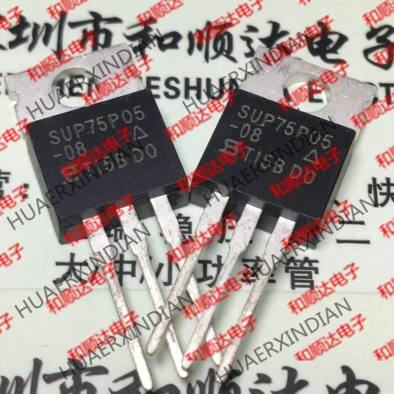 5 шт. новые оригинальные SUP75P05-08 до-220 P-50 V-75A