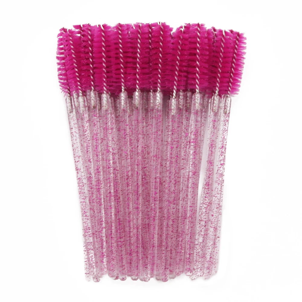 

ANNAFRIS Disposable 50 Pcs/Pack Eyelash Extension Brush Mascara Applicator Eyebrow Brush Eye Lashes Premium Makeup Tools