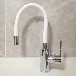 New Arrival 7-color Silica Gel Nose Any Direction Rotation Kitchen Faucet Cold and Hot Water Mixer