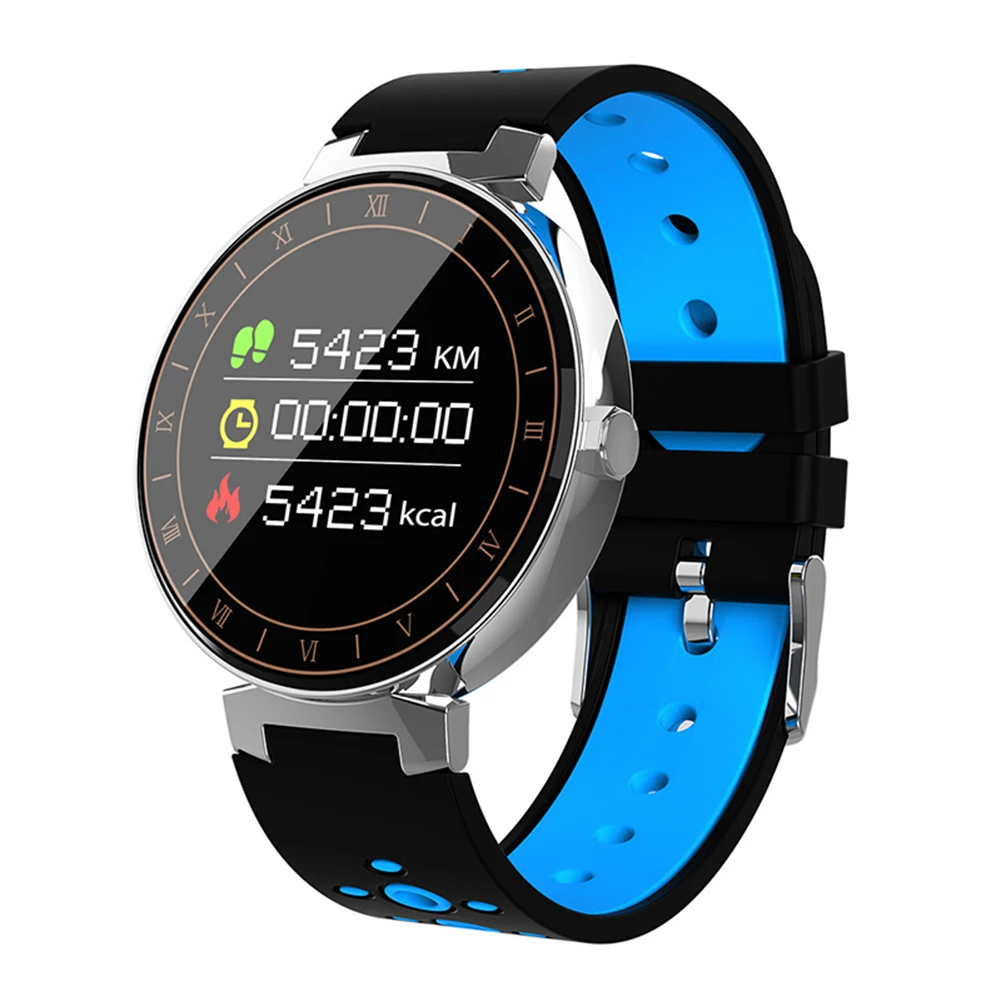 0.95In TFT Bluetooth Smart Watch Blood Pressure Heart Rate Monitor Sport Watch DQ-Drop