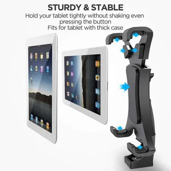 

Universal Tablet Stand Tripod Mount Holder Bracket 1/4\" Thread Adapter New