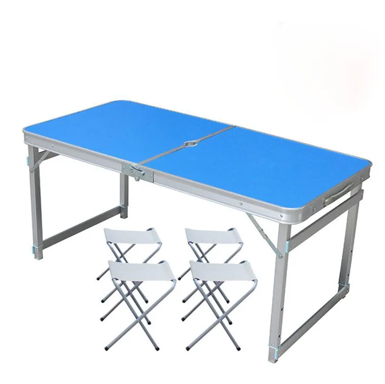 Столик для улицы, кемпинг стул для пикника стол из алюминиевого сплава 캠waterproof waterproof водонепроницаемый ультра-легкий прочный портативный складной стол сиденье - Цвет: Blue