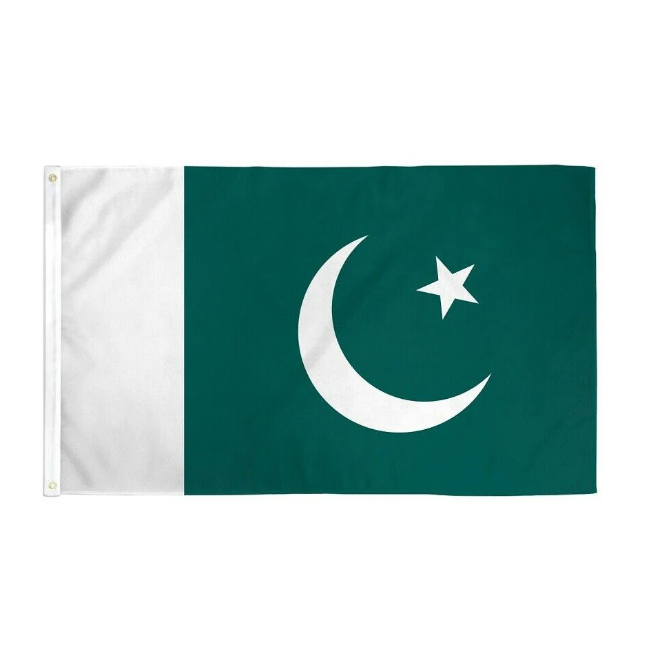 Флаг 3x5fts 90*150 см PAK PK пакистанский исламский флаг