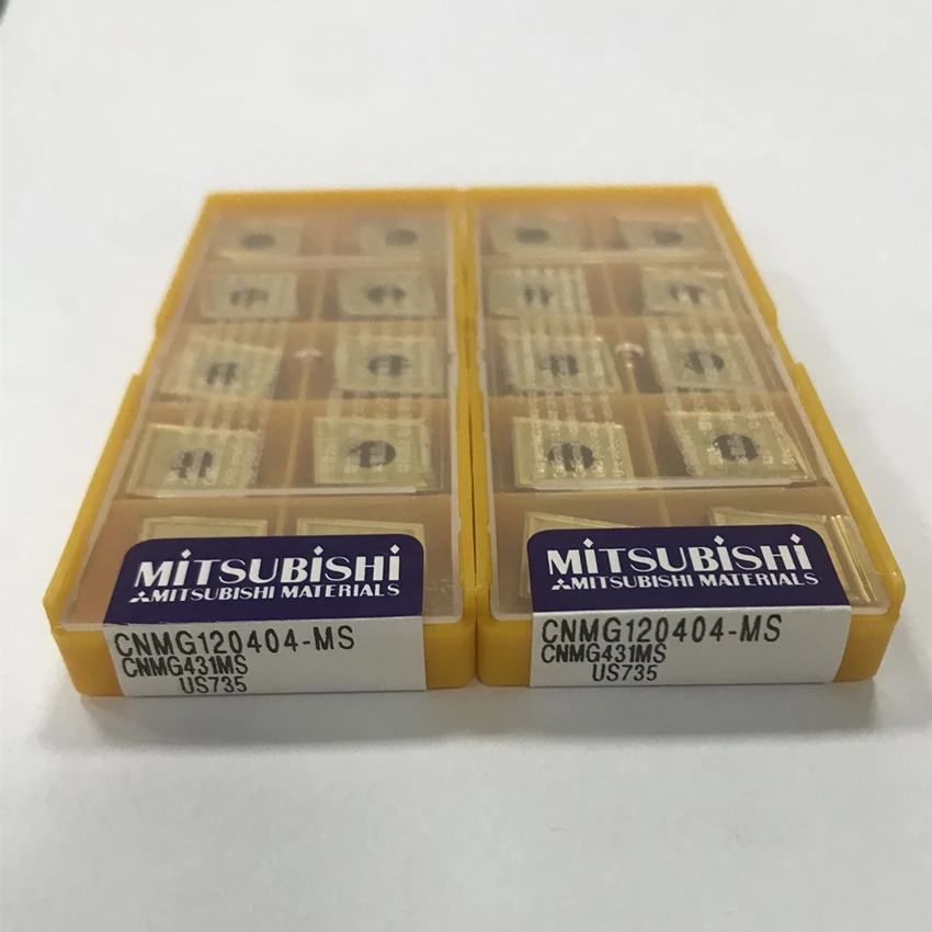 MITSUBISHI CNMG120404-MS US735/CNMG120408-MS US735 CNC поворотные твердосплавные вкладыши сталь, нержавеющая сталь Новинка