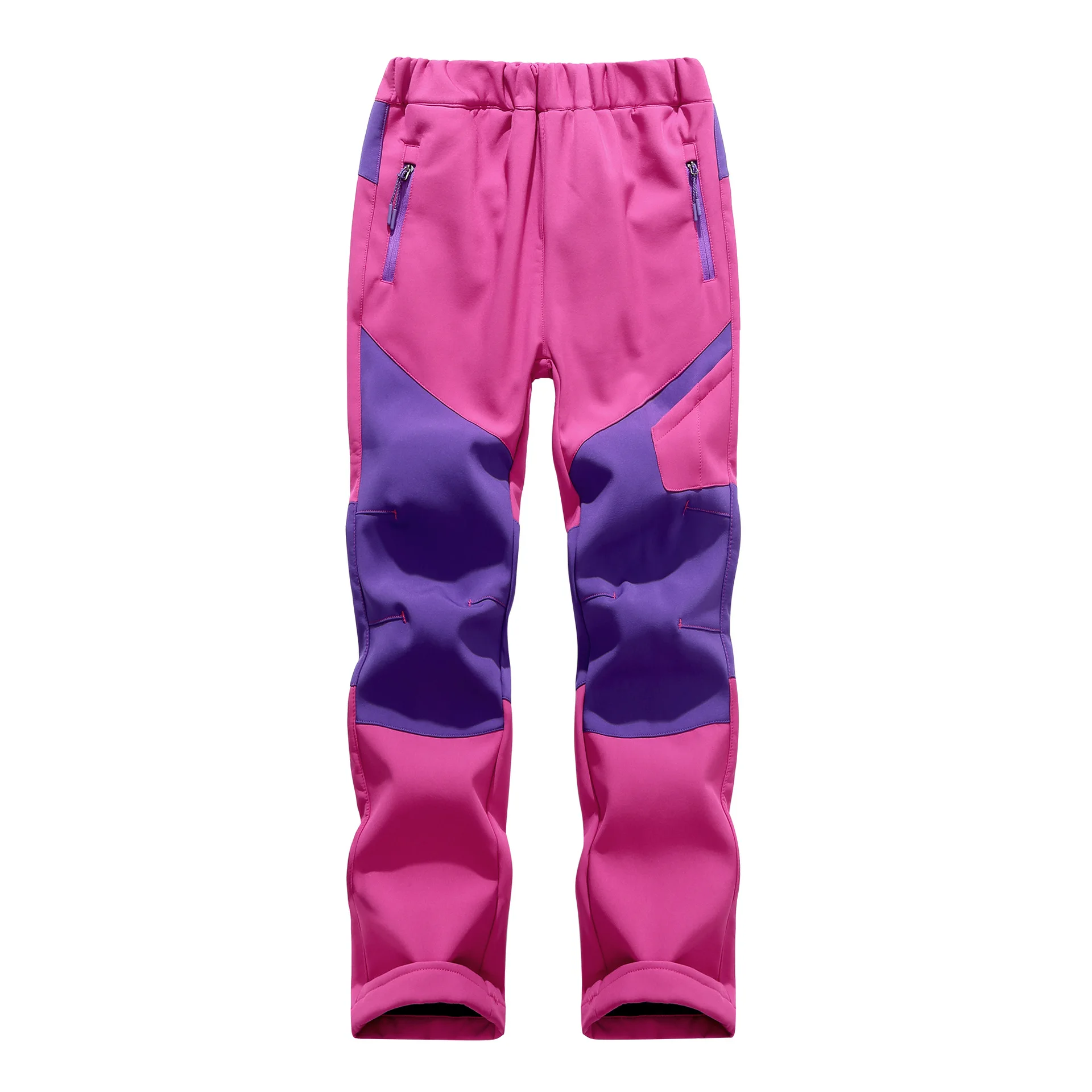 Brand Boys and Girls Waterproof Fleece Lined Soft Shell Hiking Pants School Kids Track Trousers Child Activities Bottoms 4-14 Yr kids pants