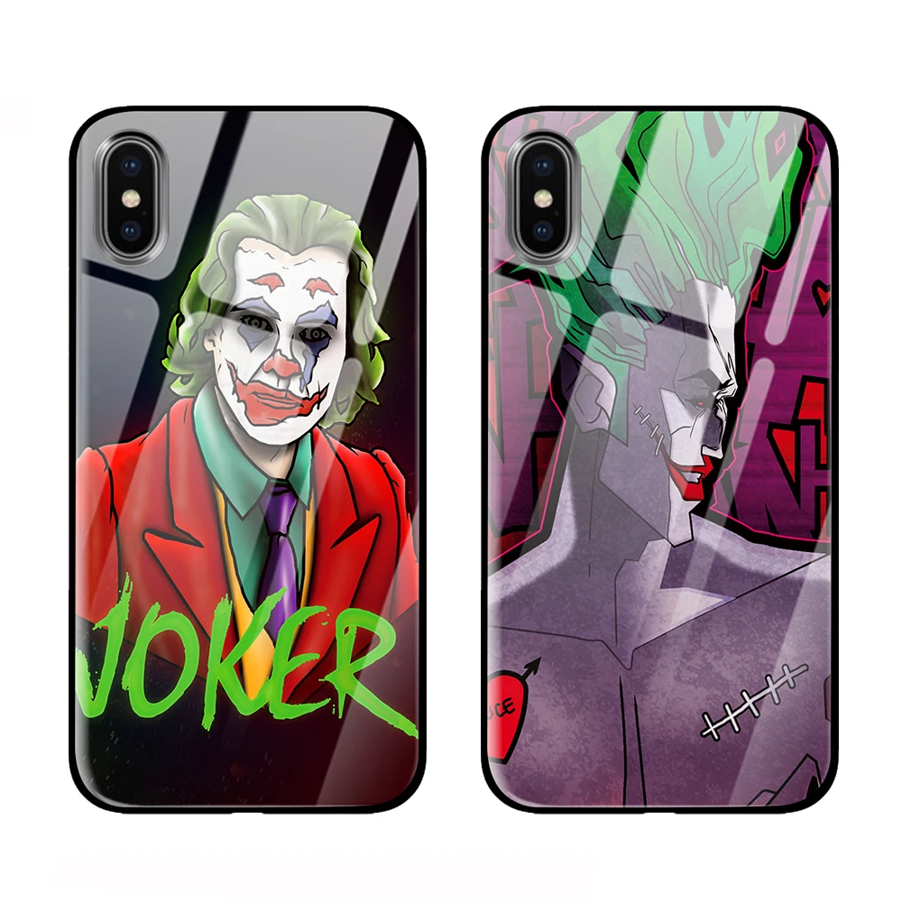 Joker the dark knight роскошные чехлы из закаленного стекла для huawei P30 P20 mate 10 20 Honor 8 9 10 Pro Lite