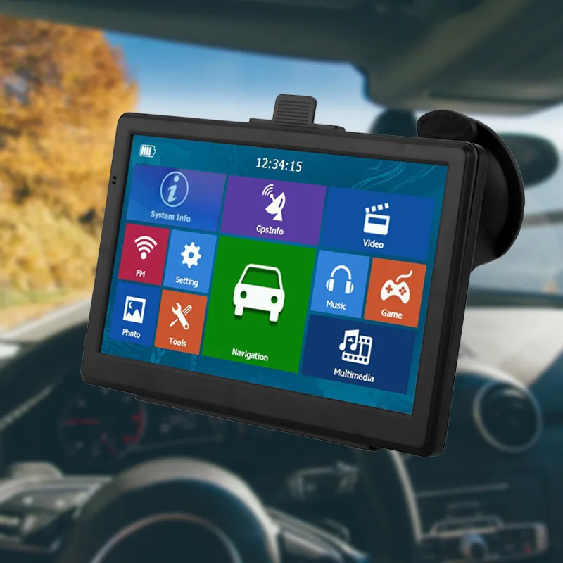 

Vehemo ABS HD GPS Navigator GPS Navigation Car Support for National Languages Image Identification for Touch Screen
