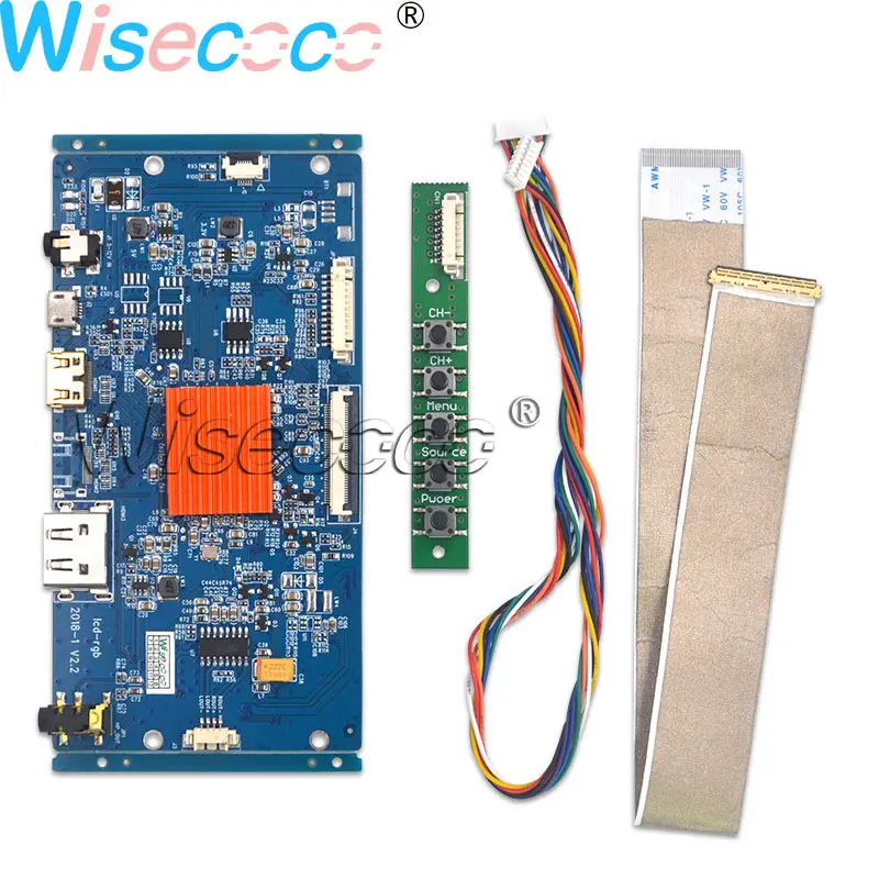 Driver Board Wisecoco 10,1 дюйма 3840(RGB) ×2160 ЖК-экран 4K UHD ips 40 контактов eDP наушники HDMI контроллер драйвер платы для планшета и планшета - Цвет: Driver Board