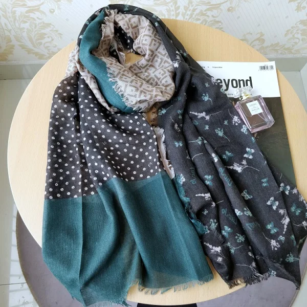 Итальянский модный Бренд liu() Женские шарфы, летние модные шарфы высокого качества - Цвет: 12