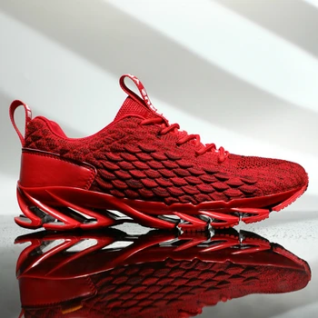 

2020 New Men Sneaker Trend Blade Running Mens Net Shoes Men Casual Male Sneakers Zapatos De Mujer Hombre Plus Size 46 Zapatillas