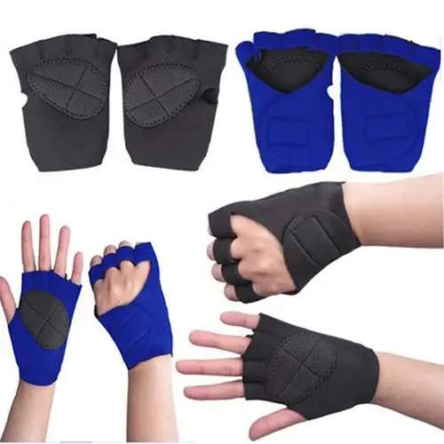 

Weight Lifting Training Workout Gym Palm Exercise Anti-slip Fingerless Gloves