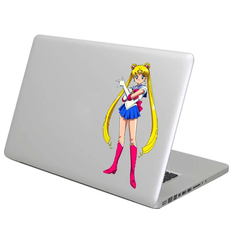 Sailor Moon Soldier цветная наклейка для ноутбука для Macbook Pro Air retina 11 12 13 14 15 17 дюймов Mac Mi Book Ноутбук кожа