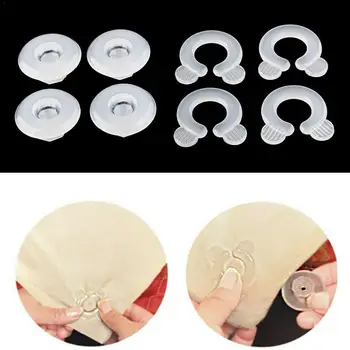 

4pcs/set White Comforter Grippers Home Portable Blankets Clip Sheet Accessories Holders Quilt Fastener Bed Duvet Durable Ho I9O6