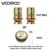 Оригинальная катушка VOOPOO PnP RBA DIY MTL Half-DL Resistance PnP-RBA prebuilt Wire 0.6 ohm for/VINCI Air/Drag X/S
