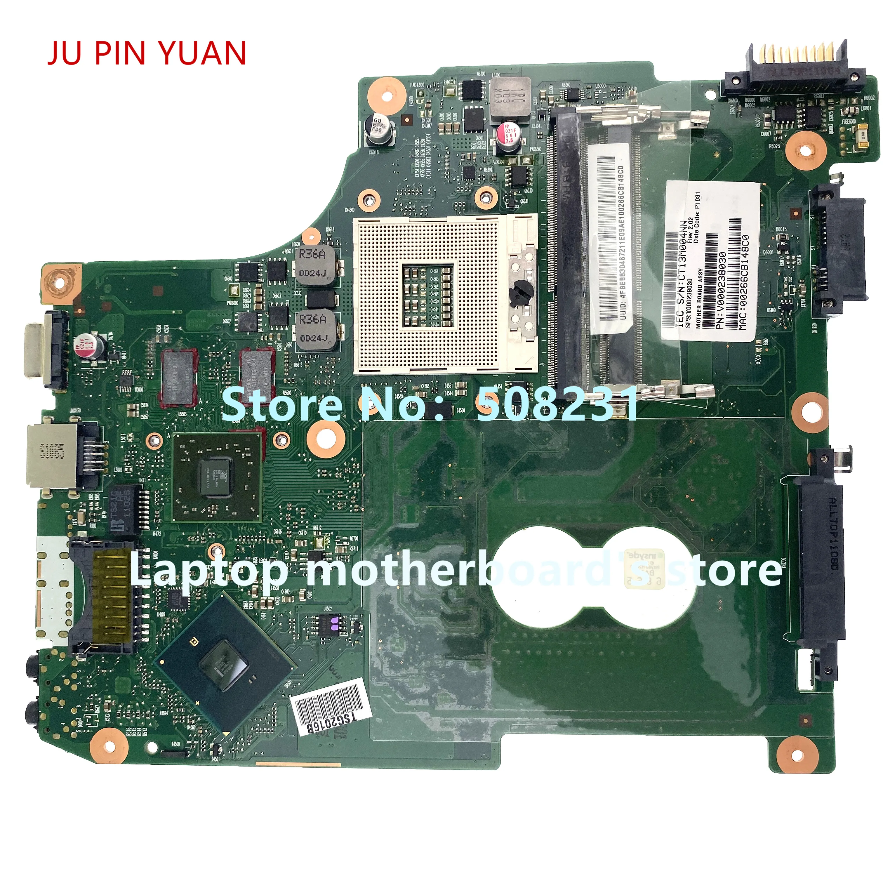 

V000238030 For Toshiba Satellite C600 Laptop Motherboard 100% Fully Tested