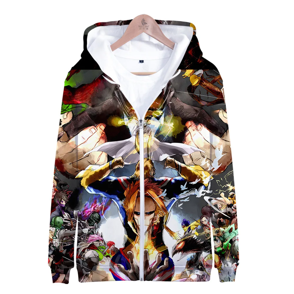My Hero Academia Harajuku Anime Zipper Hoodies 7