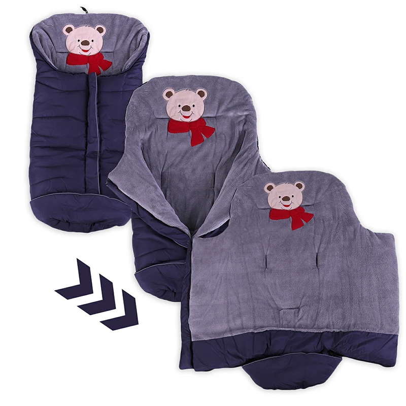 Детские спальные мешки, зимний конверт, коляска для новорожденных, Лапка, кокон, спальные мешки, одеяло, толстый мягкий теплый спальный мешок для младенцев