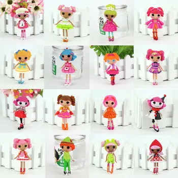 

16pcs Mini Lalaloopsy Dolls In One, 3Inch Original Mini MGA Lalaloopsy Dolls For Baby's Toy Play House Each Unique