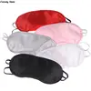 1PC Silk Eye Mask Eyeshade Cover Shade Soft Blindfold Travel Eyepatch Natural Sleeping Eye Patch Sleep Mask Women Men 3