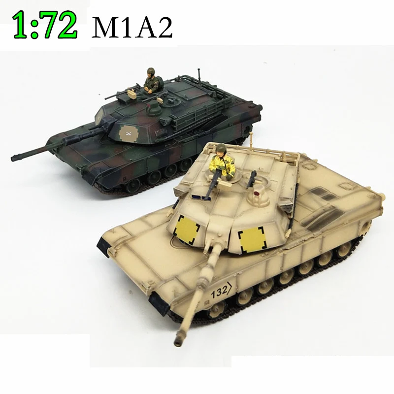 1:72 основной боевой танк модель американского Abrams M1A2 камуфляж песок джунгли |