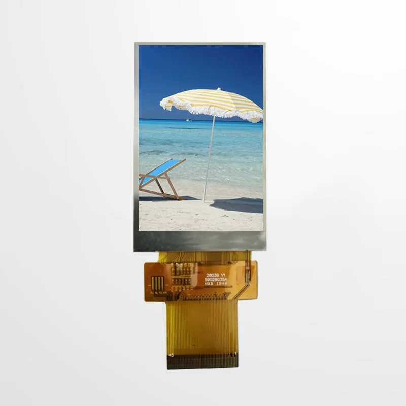 Lcd Tft de Espaços Resolução 240*400 Ili9327 Módulo Lcd Transflettivo Leível por Luz Solar Externa com Interface Spi Mcu Rgb 2.