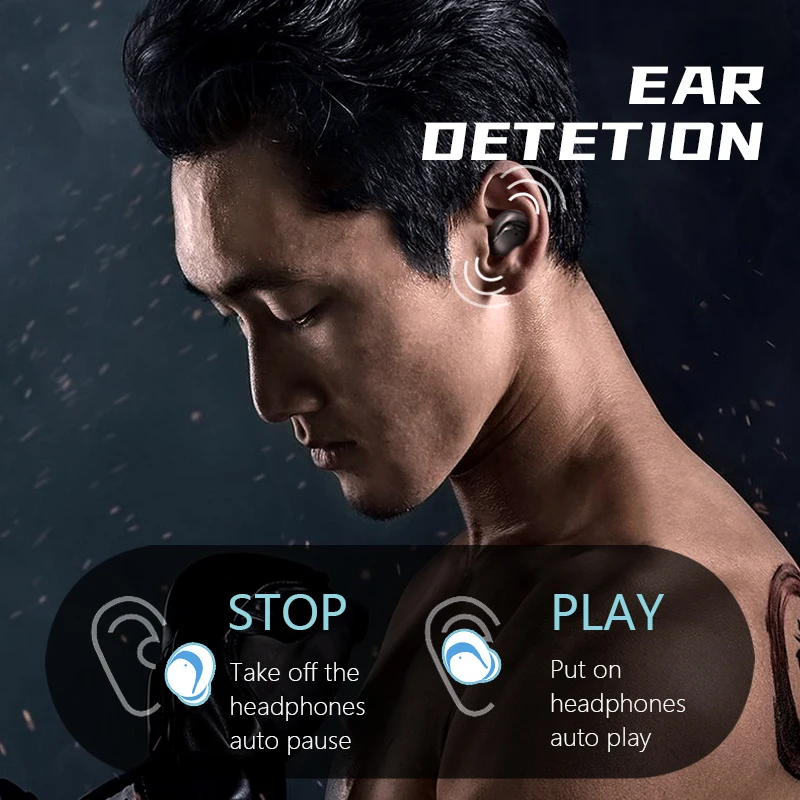 Taihom Earphones Wireless Portable Gaming Headphones Bluethooth 5.0 Version Tws IOS i12 Xiaomi Android Earpods Free Shipping