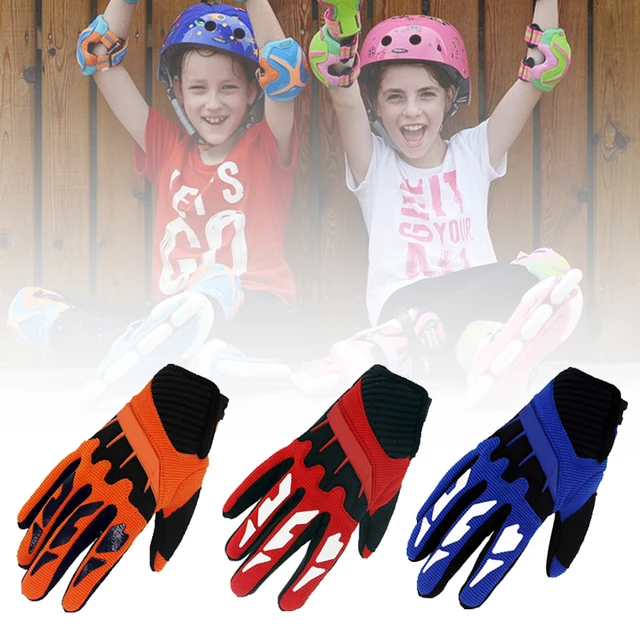 Gants de vélo imperméables pour enfants, gants de protection complets des  doigts, sports de plein air, patinage, course, ski, cyclisme, non ald -  AliExpress