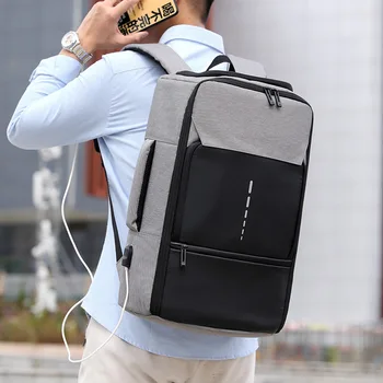 

Laptop Bagpack for Men Backpack Travel Large Capacity Computer Backpack Bags Male Waterproof Nylon Usb Charging Multifunctional