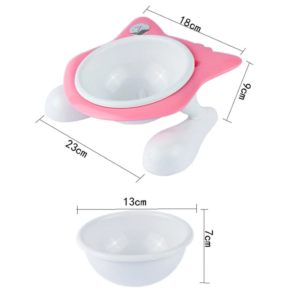 Миски для собак и кошек, миски для кормления домашних животных, нескользящая миска для щенков на открытом воздухе, миска для еды, нескользящая Нижняя подставка для домашних животных