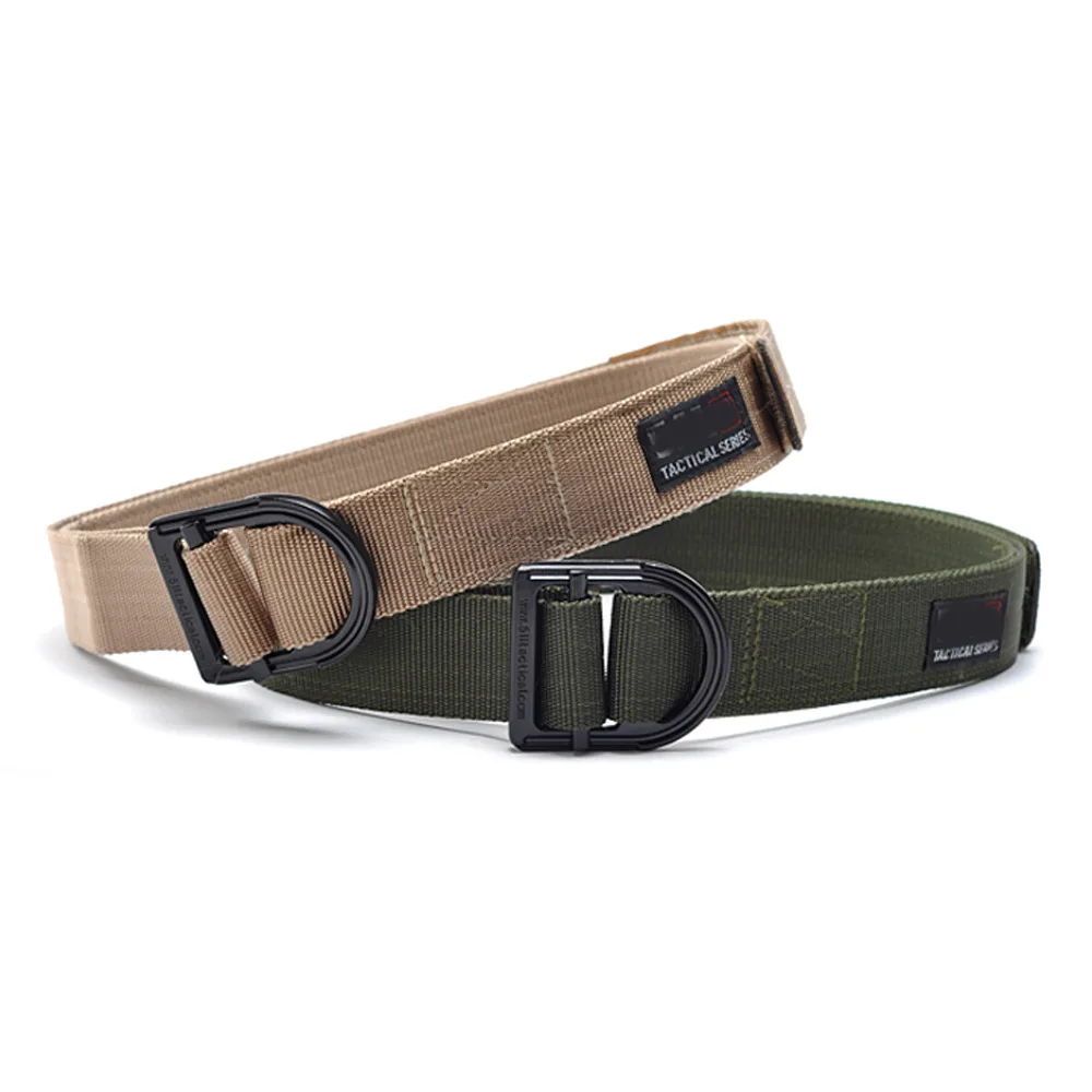 

Men Female Belts Military Nylon Adjustable Belt Rescue rappelling belt Belt with Plastic Buckle for Pants Wolf Slave-51