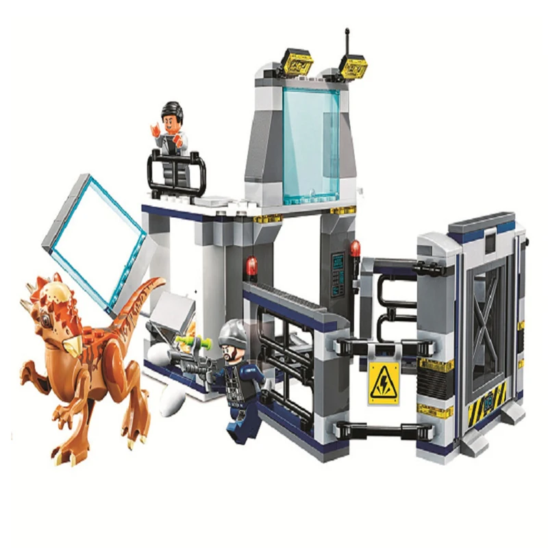 

234pcs Jurassiced World Dinosaurs Runaway of the Styx Dragon Lab Blocks Toy Gifts Compatible with Legoinglys Jurassic Parked