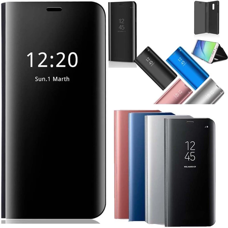 

Smart Mirror Flip Case For Mi Xiaomi Redmi Note 7 6 8 K20 Pro 5 4X 4 7A 7 6 5 Plus Go S2 Phone Case Cover Protective Capa
