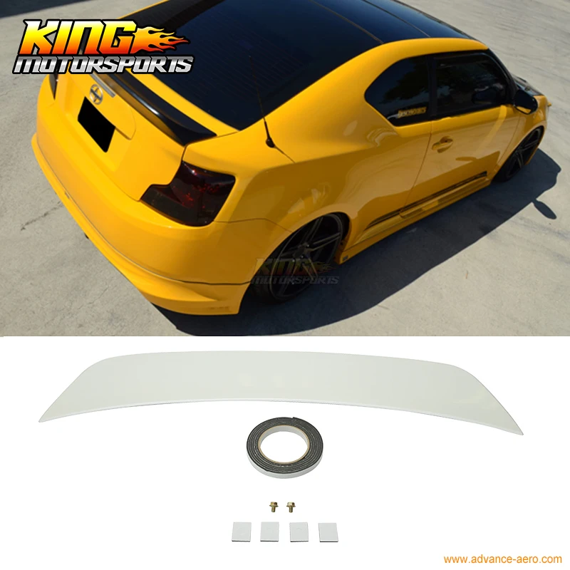 

Fit for 11-15 Scion TC RS Style OEM Painted Match # 040 Super White II Trunk Spoiler USA Domestic Free Shipping