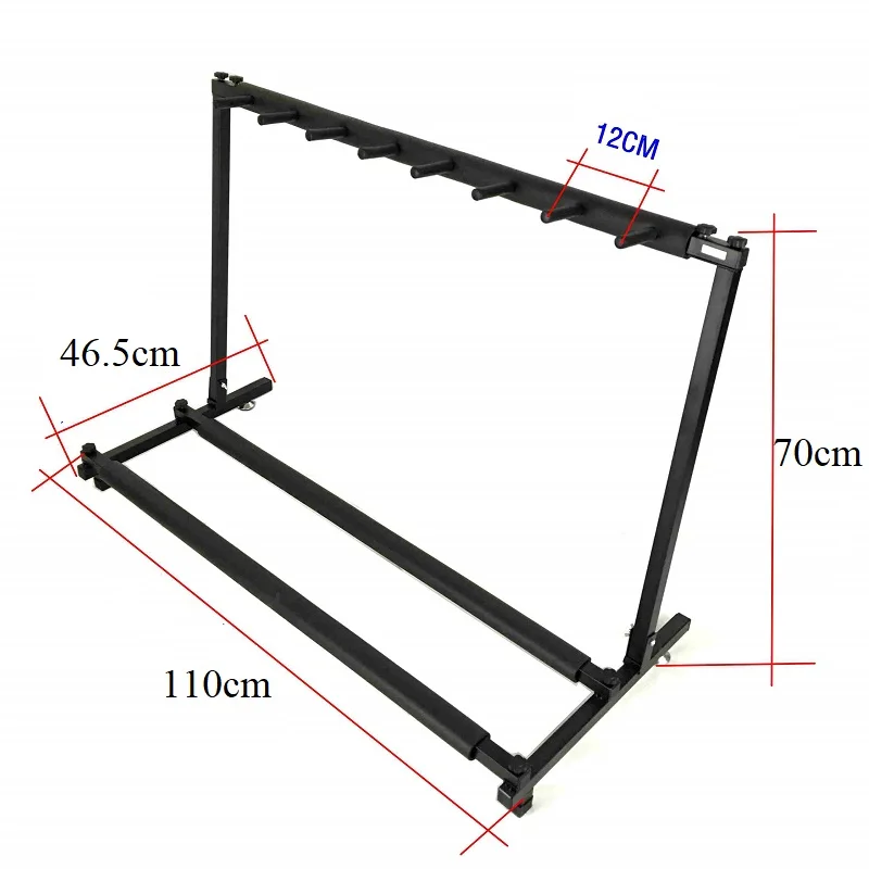 7 шт Гитара стабильный многократный складной дисплей Универсальный гитарный стенд бас-держатель