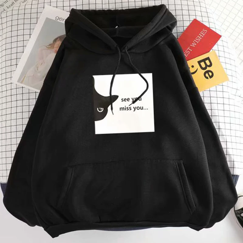 

YLWomen Oversized Hoodies Harajuku Sweatshirt for Women's Clothes Loose Long Sleeve Tops Hoodie Winter Female Pocket Pullovers