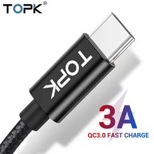 Usb type C кабель USB C 3A кабель передачи данных для быстрой зарядки для samsung Galaxy S10 S9 huawei Xiaomi Мобильный телефон зарядное устройство кабель