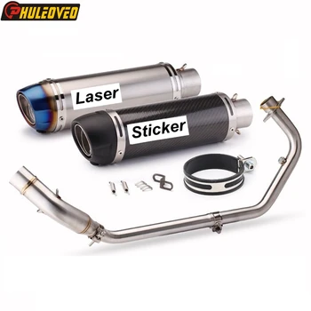For Honda CBR125R CBR150R 2011-2023 Motorcycle Exhaust Muffler Full System Collector Header Pipe with Muffler