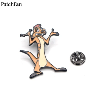 

20pcs/lot Patchfan Cartoon Zinc alloy tie pins badges para shirt bag clothes cap backpack shoes brooches badges medals A1597