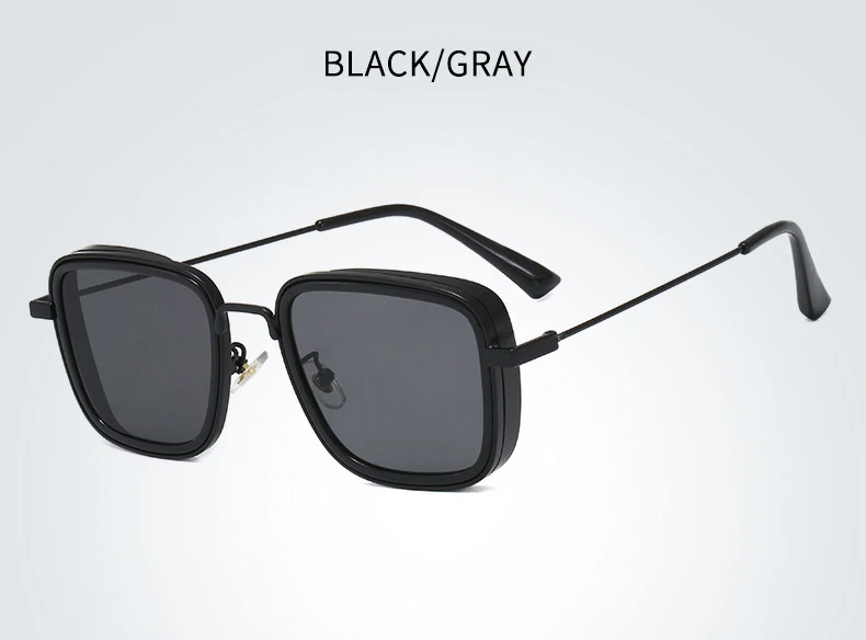 DPZ Новая мода Kabir Singh стимпанк стиль авиация мужские солнцезащитные очки крутой популярный бренд дизайн rayeds солнцезащитные очки Oculos De sol - Цвет линз: 2508 C1
